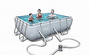 בריכת BESTWAY אולטרה מלבנית 282X196X84 הכל כלול בריכת BESTWAY אולטרה מלבנית 282X196X84 הכל כלול