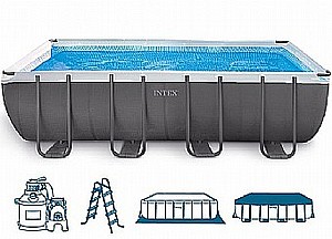 בריכת 5.49X2.74X1.32 INTEX אולטרה 2021 דגם 26356 מסדרת ULTRA XTR בריכת 5.49X2.74X1.32 INTEX אולטרה 2021 דגם 26356 מסדרת ULTRA XTR