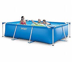 בריכת INTEX עמודים מלבנית 260X160X65 בריכת INTEX עמודים מלבנית 260X160X65