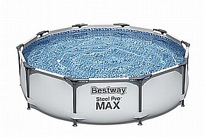 בריכת BESTWAY עמודים עגולה קוטר 366 עומק 122 בריכת BESTWAY עמודים עגולה קוטר 366 עומק 122