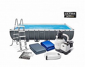 בריכת INTEX מלבנית אולטרה 132*366*732 xtr בריכת INTEX מלבנית אולטרה 132*366*732 xtr